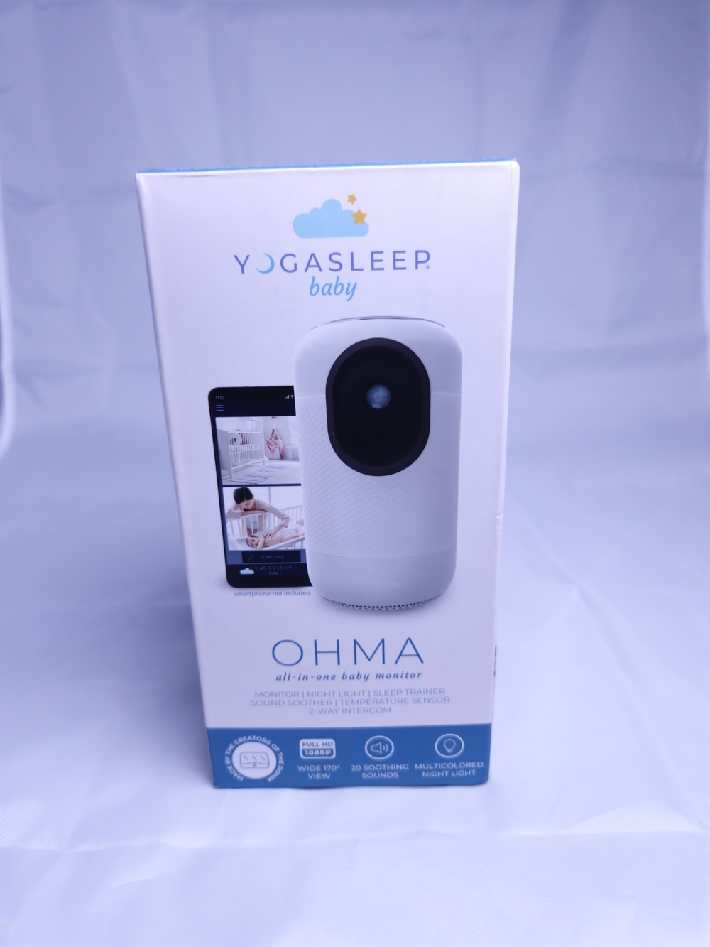 Yogasleep Baby OHMA All-in-One Baby Monitor - White